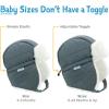 JAN & JUL Waterproof Winter Hat for Babies and Kids(Soft Brown – No Toggle)