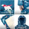 JAN & JUL Water-resistant Toasty-Dry Puffy Coat for Toddlers and Kids(Waterproof: Arctic)