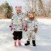 JAN & JUL Water-resistant Toasty-Dry Puffy Coat for Toddlers and Kids(Waterproof: Polar Pals)