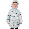 JAN & JUL Water-resistant Toasty-Dry Puffy Coat for Toddlers and Kids(Waterproof: Polar Pals)