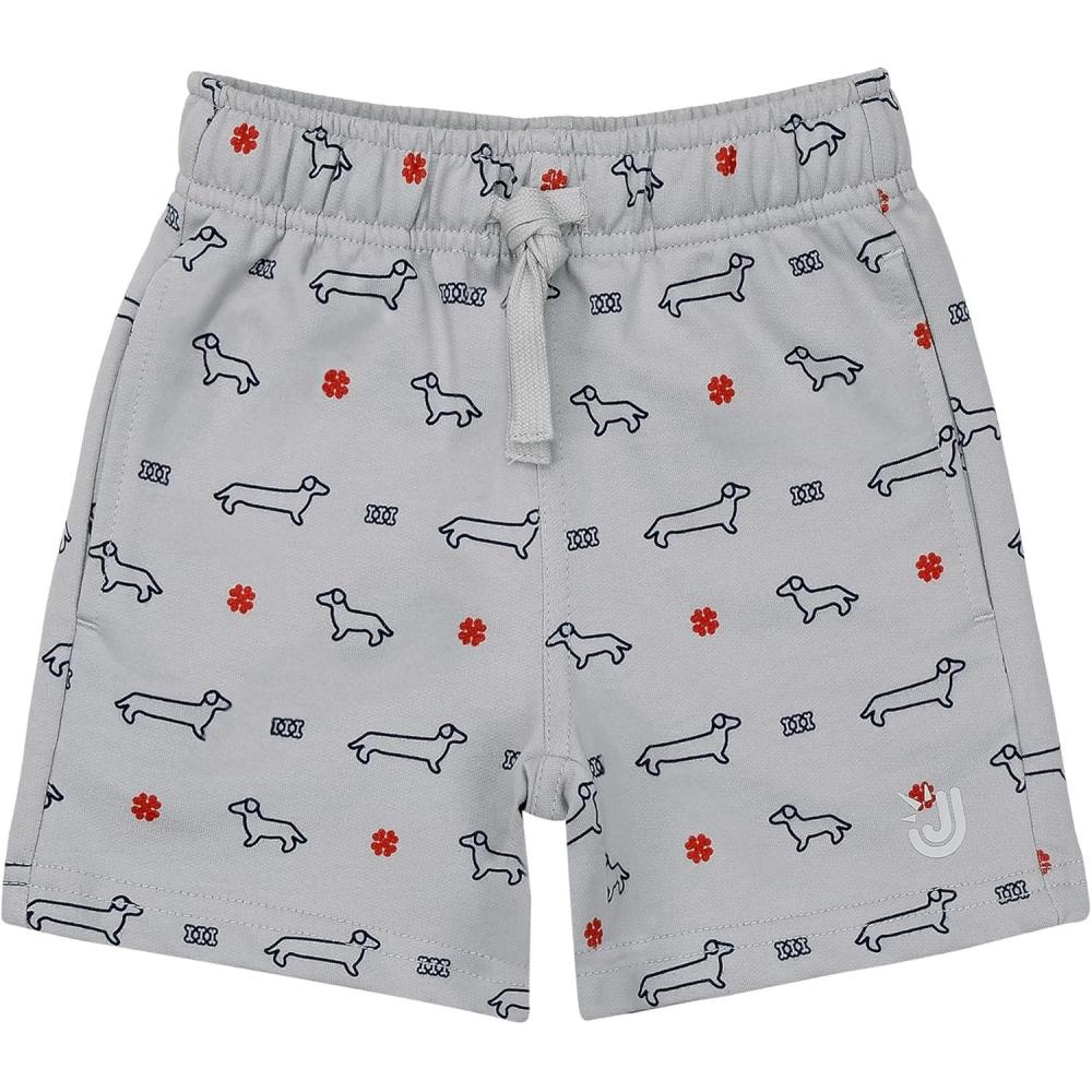 image:imageJAN amp JUL Lite Jogger Shorts for Toddlers and KidsGrey Dachshund