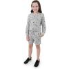 JAN & JUL Lite Jogger Shorts for Toddlers and Kids(Grey Cat)