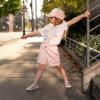 JAN & JUL Lite Jogger Shorts for Toddlers and Kids(Soft Pink)