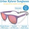 JAN & JUL Baby Toddler Kids’ Flexible UV-400 Polarized Sun-glasses with Strap for Girls Boys(Dusty Purple Aurora)