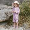 JAN & JUL Long Sleeve 1-pc UV Jumpsuit Rash Guard (Baby, Toddler)(Purple Unicorn)