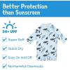 JAN & JUL Long Sleeve 1-pc UV Jumpsuit Rash Guard (Baby, Toddler)(Whale Play)