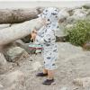 JAN & JUL Long Sleeve 1-pc UV Jumpsuit Rash Guard (Baby, Toddler)(Whale Play)