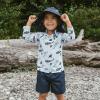 JAN & JUL UV Swim Shorts and Long Sleeve UV Shirt for Toddlers(Swim Shorts: Dark Navy)