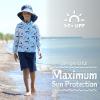 JAN & JUL UV Swim Shorts and Long Sleeve UV Shirt for Toddlers(Swim Shorts: Dark Navy)