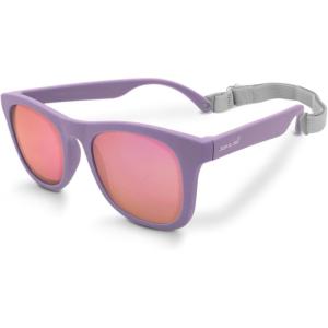 JAN & JUL Baby Toddler Kids’ Flexible UV-400 Polarized Sun-glasses with Strap for Girls Boys(Dusty Purple Aurora)