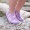 JAN & JUL Quick-Dry Water Shoes for Baby & Toddler with Flexible Soles(Purple Unicorn)