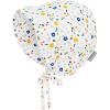 JAN & JUL Baby Bonnet for Girls, Cotton Sun-Hat with Soft Brim(Meadow Flowers)