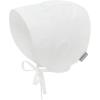 JAN & JUL Baby Bonnet for Girls, Cotton Sun-Hat with Soft Brim(White Eyelet)