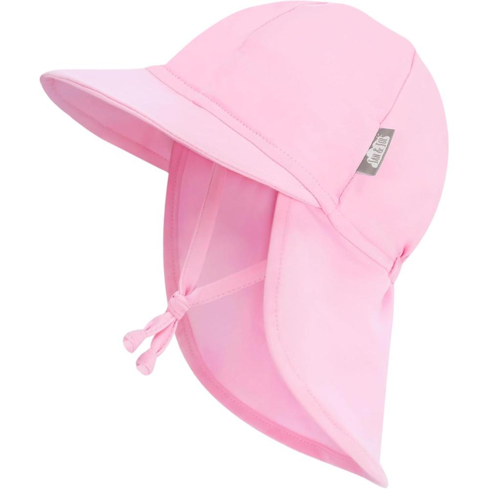 image:imageJAN amp JUL Baby SunHat with Neck Flap for SwimmingPink