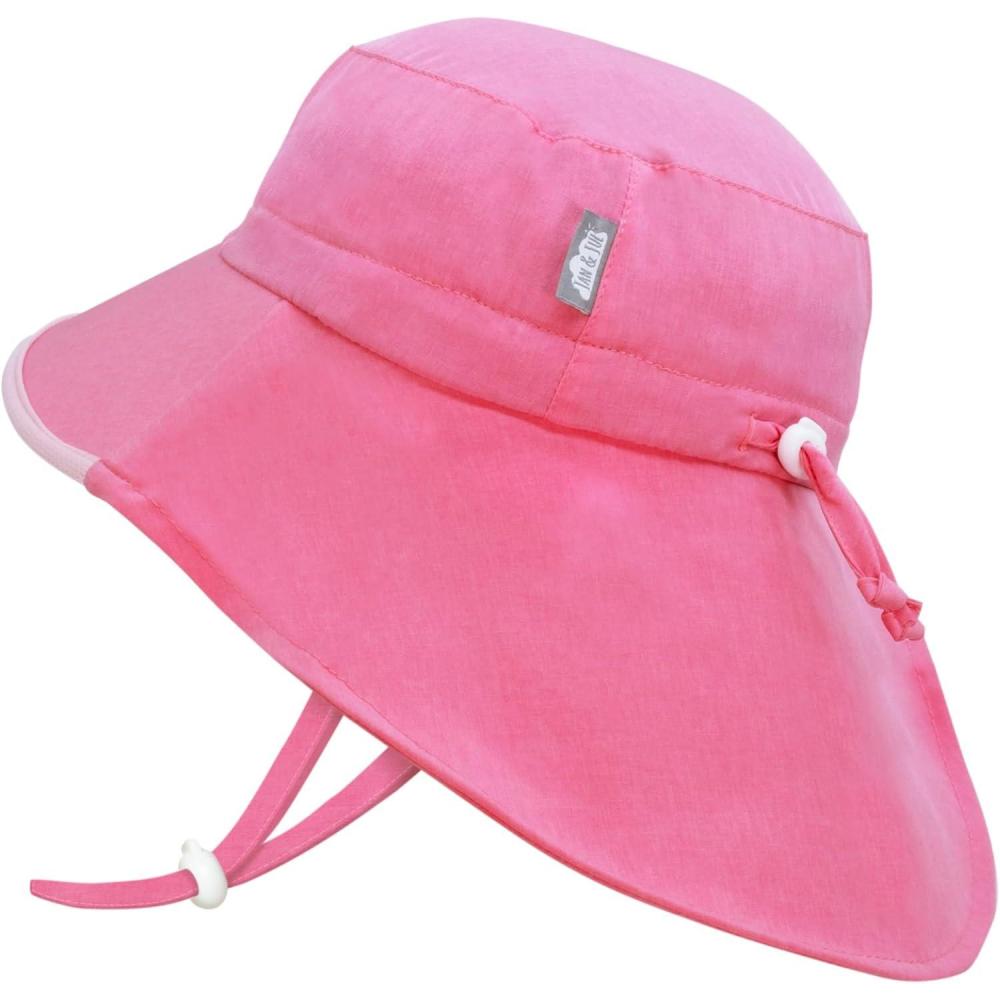 image:imageJAN amp JUL Girls Adjustable Water Repellent SunhatWatermelon Pink