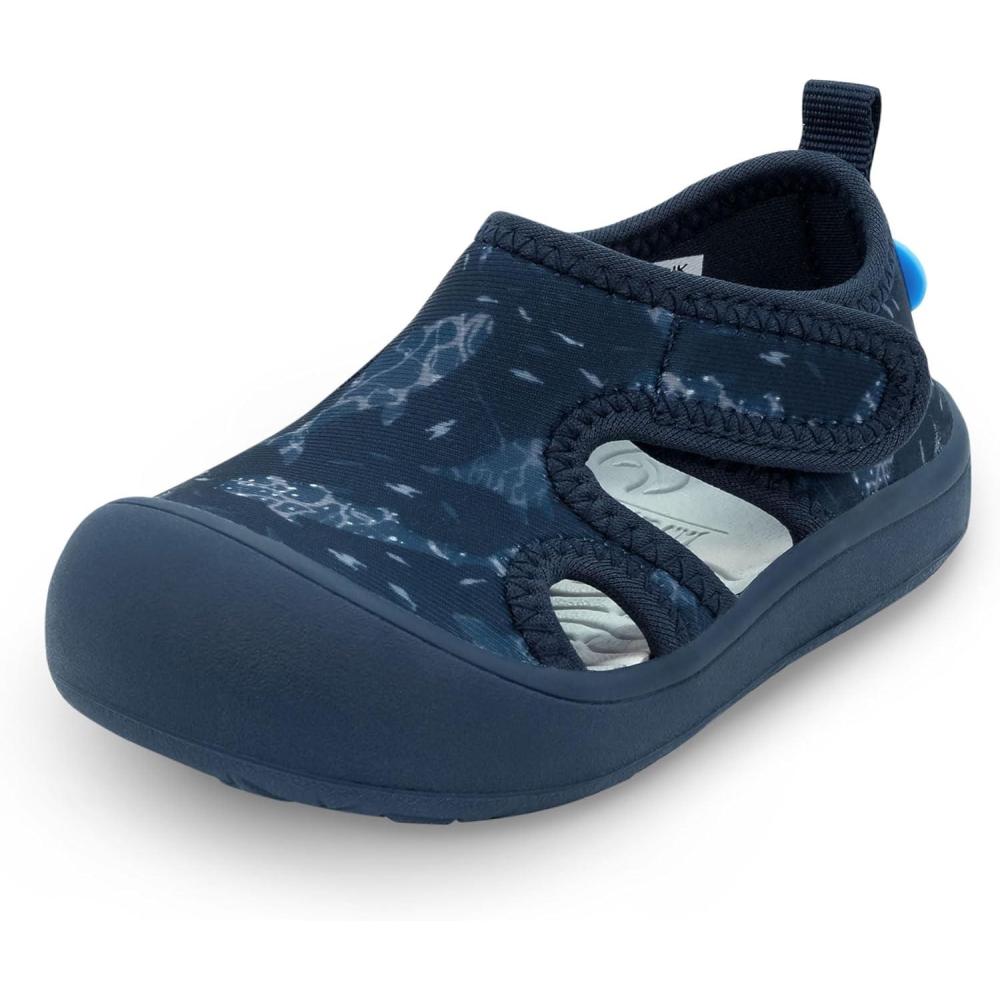 image:imageJAN amp JUL Quick Dry Beach Sandals for Toddlers and KidsNavy Whale Play