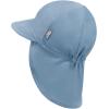 JAN & JUL Baby Sun-Hat with Neck Flap for Swimming(Blue Grey)