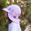 JAN & JUL Baby Sun-Hat with Neck Flap for Swimming(Lavender Ice Cream)