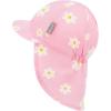 JAN & JUL Baby Sun-Hat with Neck Flap for Swimming(Pink Daisy)