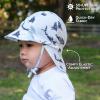 JAN & JUL Baby Sun-Hat with Neck Flap for Swimming(Whale Play)