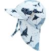 JAN & JUL Baby Sun-Hat with Neck Flap for Swimming(Whale Play)