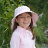 JAN & JUL Girls Adjustable Water Repellent Sun-hat(Bunny Flowers)