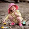 JAN & JUL Girls Adjustable Water Repellent Sun-hat(Watermelon Pink)