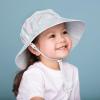 JAN & JUL Girls’ Grow-with-Me Cotton Bucket Sun-Hats for Baby and Kids(Coral)