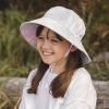 JAN & JUL Girls’ Grow-with-Me Cotton Bucket Sun-Hats for Baby and Kids(Cotton Candy Tie-dye)