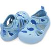 JAN & JUL Quick Dry Beach Sandals for Toddlers and Kids(Blue Whale)