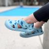 JAN & JUL Quick Dry Beach Sandals for Toddlers and Kids(Blue Whale)