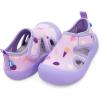 JAN & JUL Quick Dry Beach Sandals for Toddlers and Kids(Lavender Ice Cream)