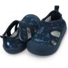 JAN & JUL Quick Dry Beach Sandals for Toddlers and Kids(Navy Whale Play)