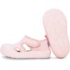 JAN & JUL Quick Dry Beach Sandals for Toddlers and Kids(Soft Pink)