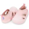 JAN & JUL Quick Dry Beach Sandals for Toddlers and Kids(Soft Pink)
