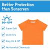 JAN & JUL Quick Dry Short Sleeve Rash Guard, UPF 50 Beach Swim Shirt for Toddlers and Kids(Short Sleeve: Bright Orange)