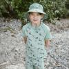 JAN & JUL Quick Dry Short Sleeve Rash Guard, UPF 50 Beach Swim Shirt for Toddlers and Kids(Short Sleeve: Otter)