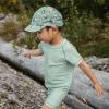 JAN & JUL Quick Dry Short Sleeve Rash Guard, UPF 50 Beach Swim Shirt for Toddlers and Kids(Short Sleeve: Sage Green)