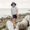 JAN & JUL Quick Dry Short Sleeve Rash Guard, UPF 50 Beach Swim Shirt for Toddlers and Kids(Short Sleeve: Whale Play)