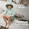 JAN & JUL Quick Dry Swim Shirt with UV Protection(Uv Shirt: Sage Green)