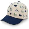 JAN & JUL 50+ UPF Adjustable Baseball Cap(Bear Camp)