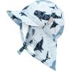 JAN & JUL Baby Sun-Hat with Neck Flap for Swimming(Whale Play)