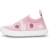 JAN & JUL Machine Washable Knit Shoes | Breathable Light-Weight Sneakers (Baby/Toddler/Little Kid)(Bunny Flowers)