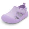 JAN & JUL Quick Dry Beach Sandals for Toddlers and Kids(Dusty Purple)