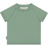 JAN & JUL Quick Dry Short Sleeve Rash Guard, UPF 50 Beach Swim Shirt for Toddlers and Kids(Short Sleeve: Sage Green)