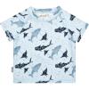 JAN & JUL Quick Dry Short Sleeve Rash Guard, UPF 50 Beach Swim Shirt for Toddlers and Kids(Short Sleeve: Whale Play)