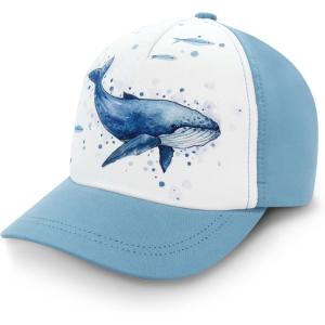 JAN & JUL 50+ UPF Adjustable Baseball Cap(Humpback Whale)