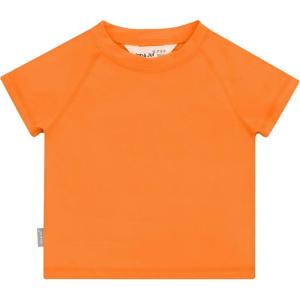 JAN & JUL Quick Dry Short Sleeve Rash Guard, UPF 50 Beach Swim Shirt for Toddlers and Kids(Short Sleeve: Bright Orange)