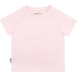 JAN & JUL Quick Dry Short Sleeve Rash Guard, UPF 50 Beach Swim Shirt for Toddlers and Kids(Short Sleeve: Soft Pink)