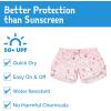 JAN & JUL Quick Dry Swim Shorts for Girls(Swim Shorts: Bunny Flowers)